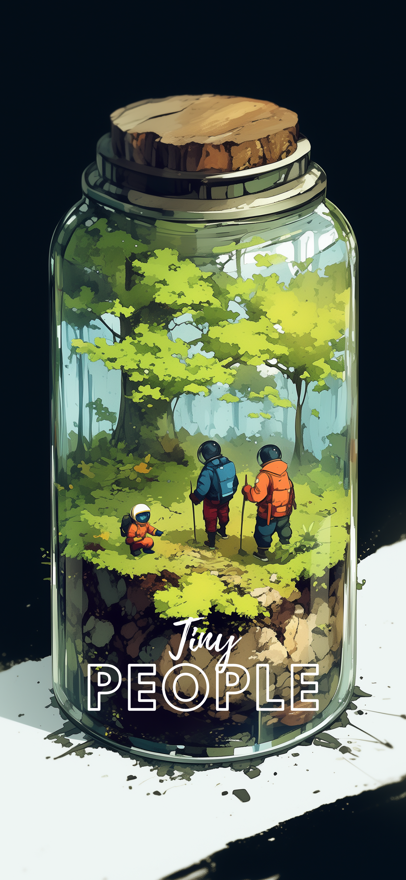 Tiny People Series Bundle - 6 Phone Wallpapers