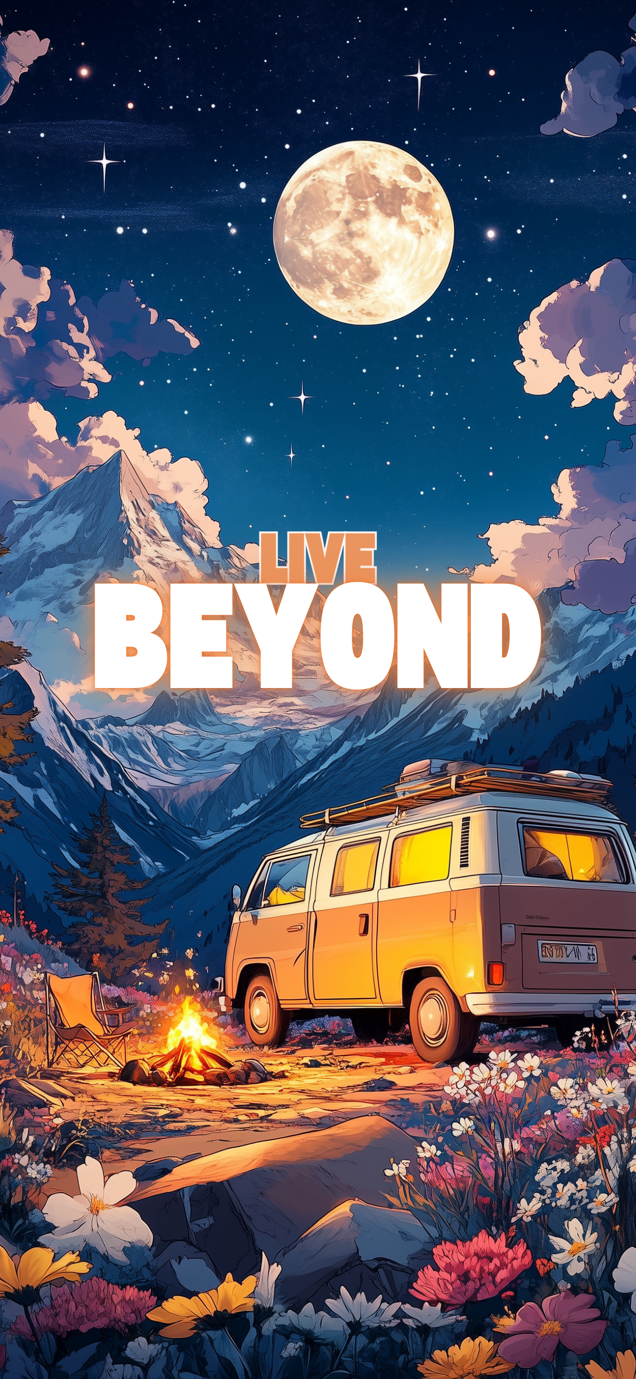 Live Beyond Chill Series Bundle - 14 Phone Wallpapers