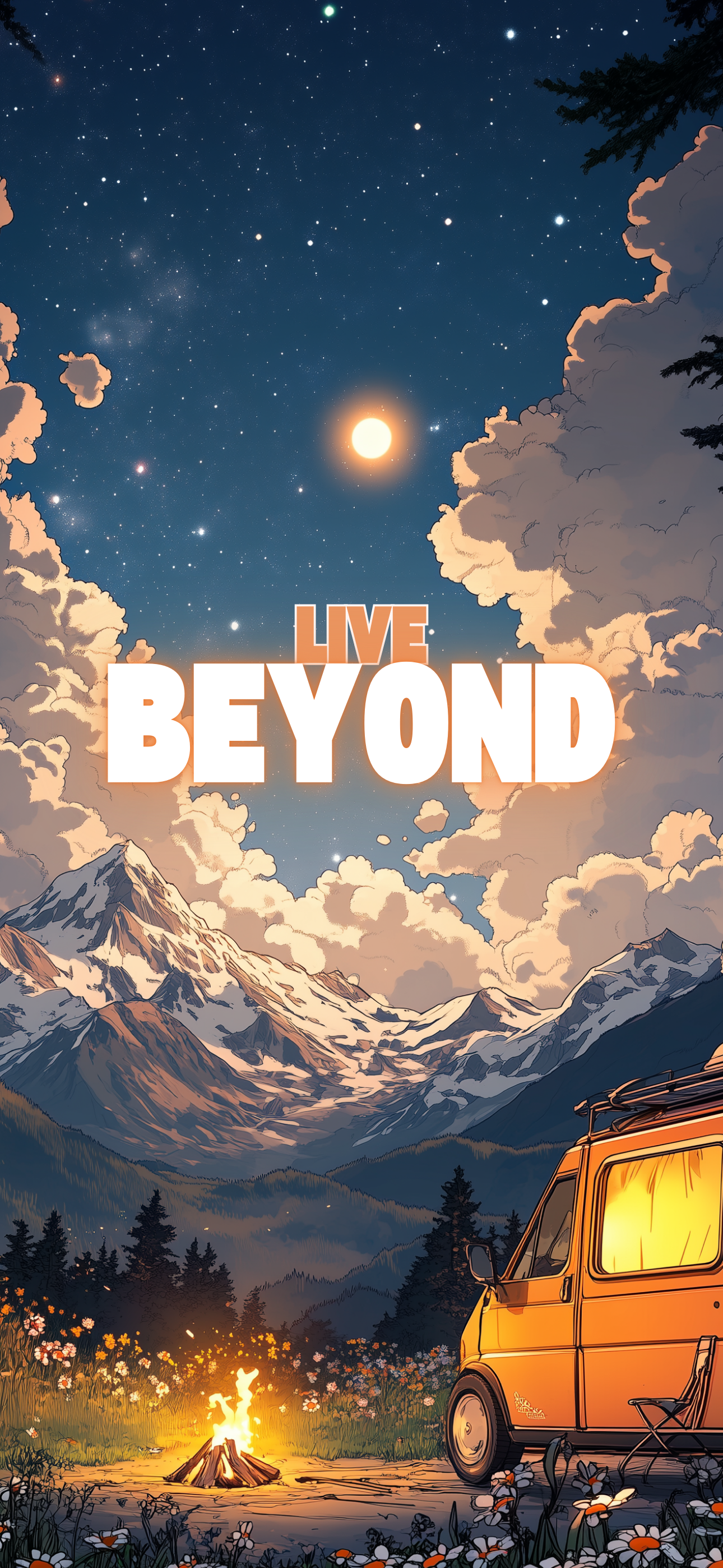 Live Beyond Chill Series Bundle - 14 Phone Wallpapers