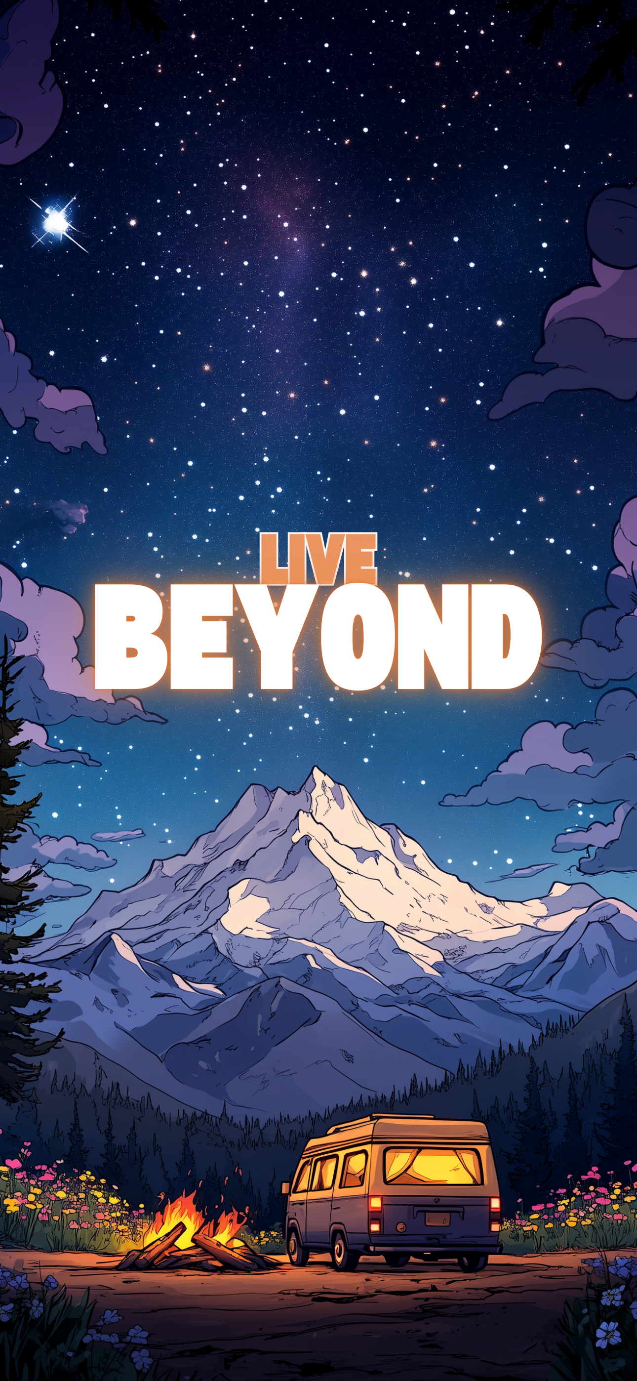 Live Beyond Chill Series Bundle - 14 Phone Wallpapers
