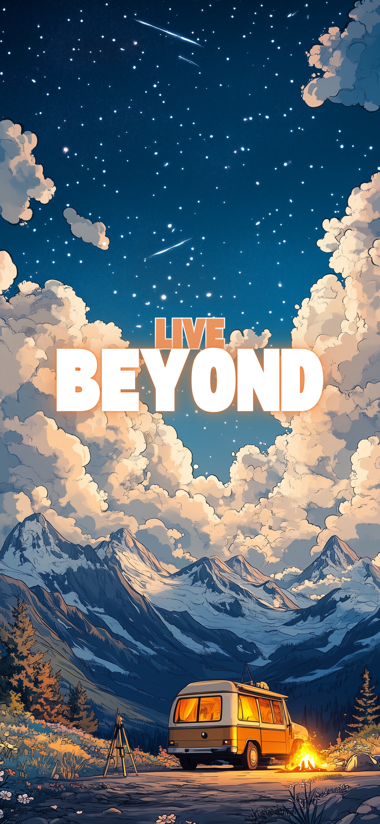 Live Beyond Chill Series Bundle - 14 Phone Wallpapers