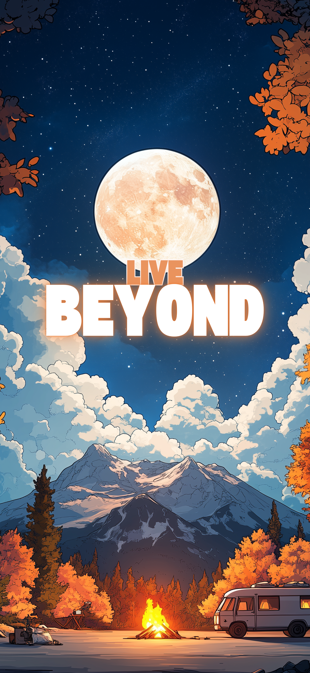 Live Beyond Chill Series Bundle - 14 Phone Wallpapers