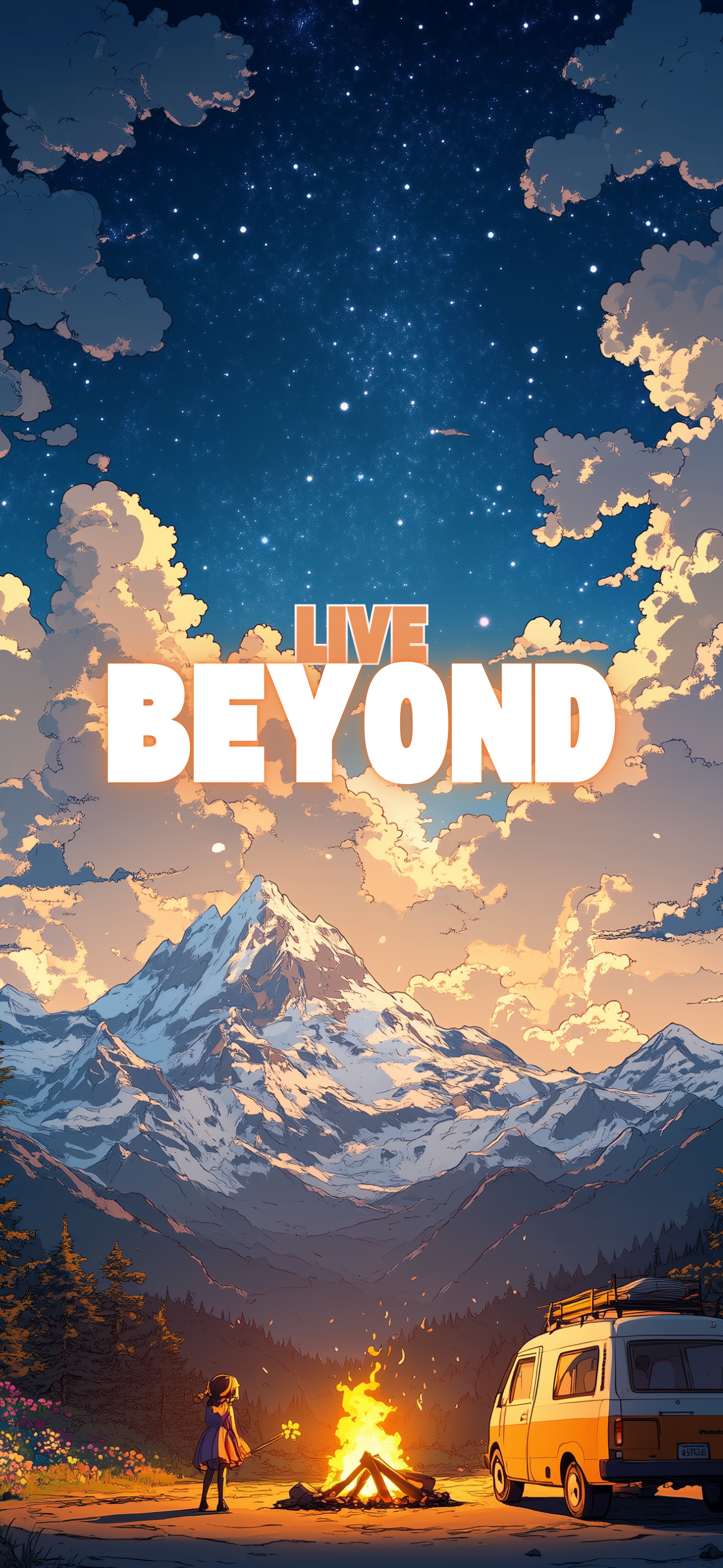 Live Beyond Chill Series Bundle - 14 Phone Wallpapers