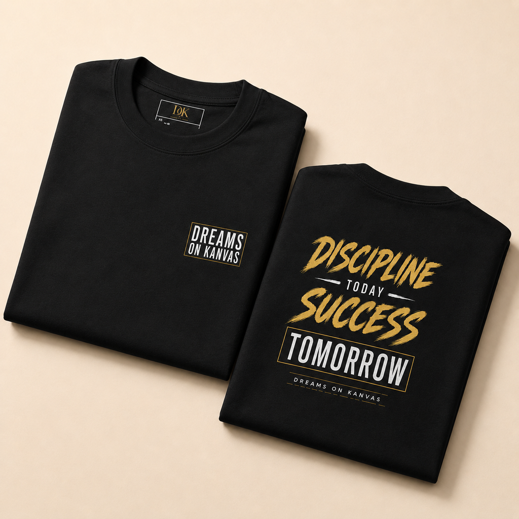 Discipline Today Success Tomorrow Premium Mindset Tee