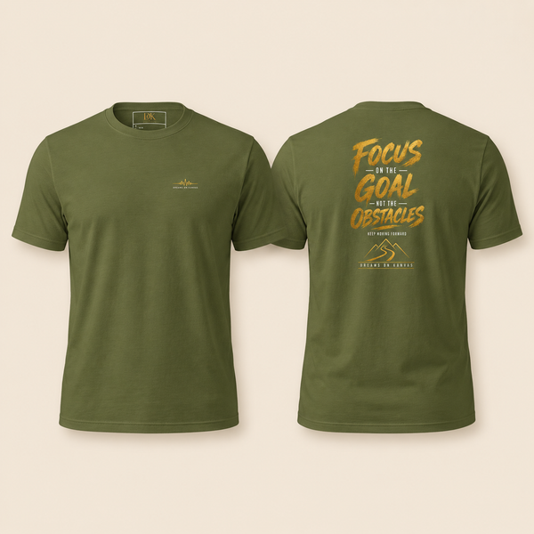 Focus On The Goals Premium Mindset Tee