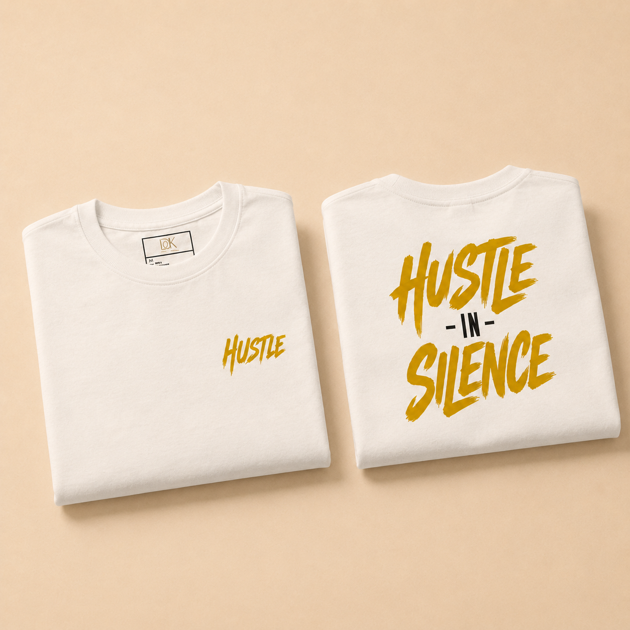 Hustle In Silence Premium Mindset Tee