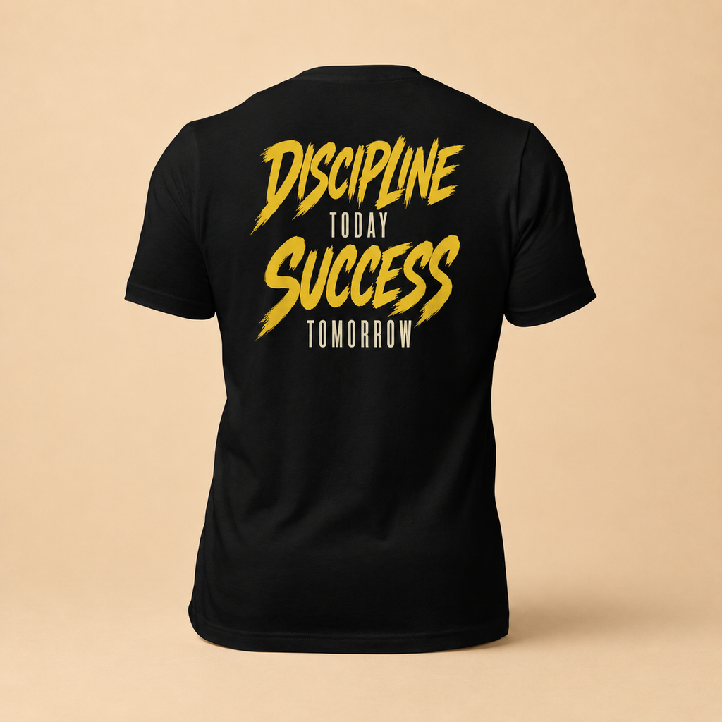 Discipline Today Success Tomorrow Premium Mindset Tee