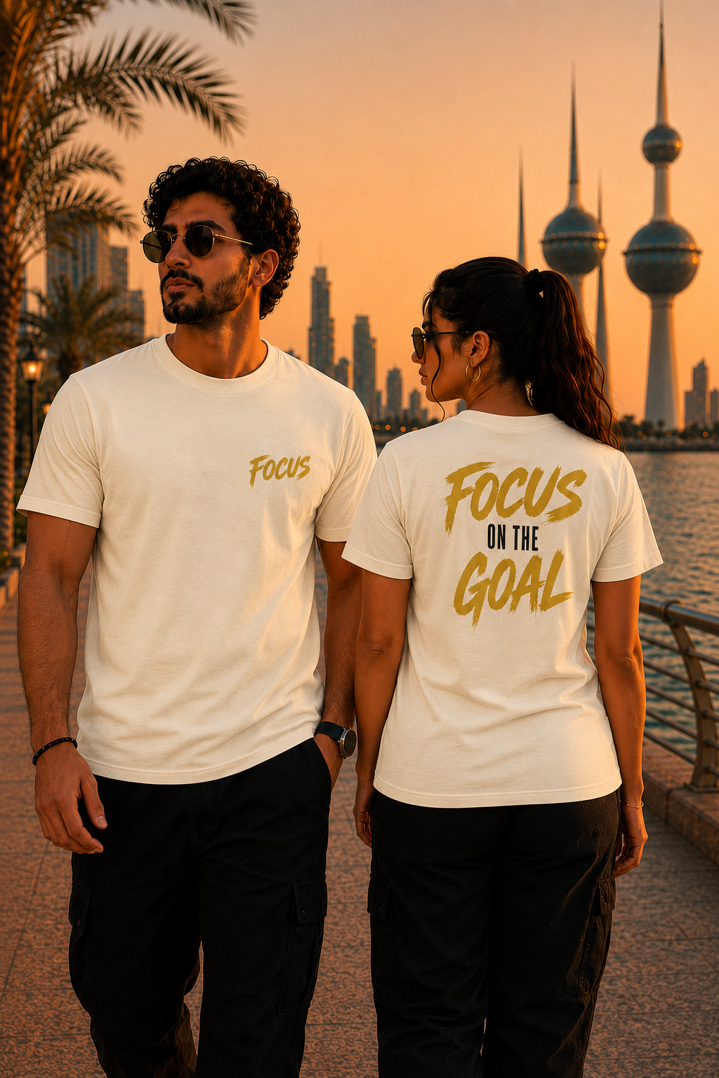 Focus On The Goal Premium Mindset Tee