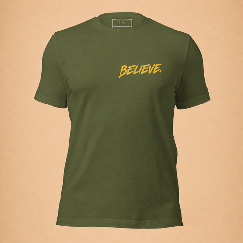 Believe. Build. Become. Premium Mindset Tee