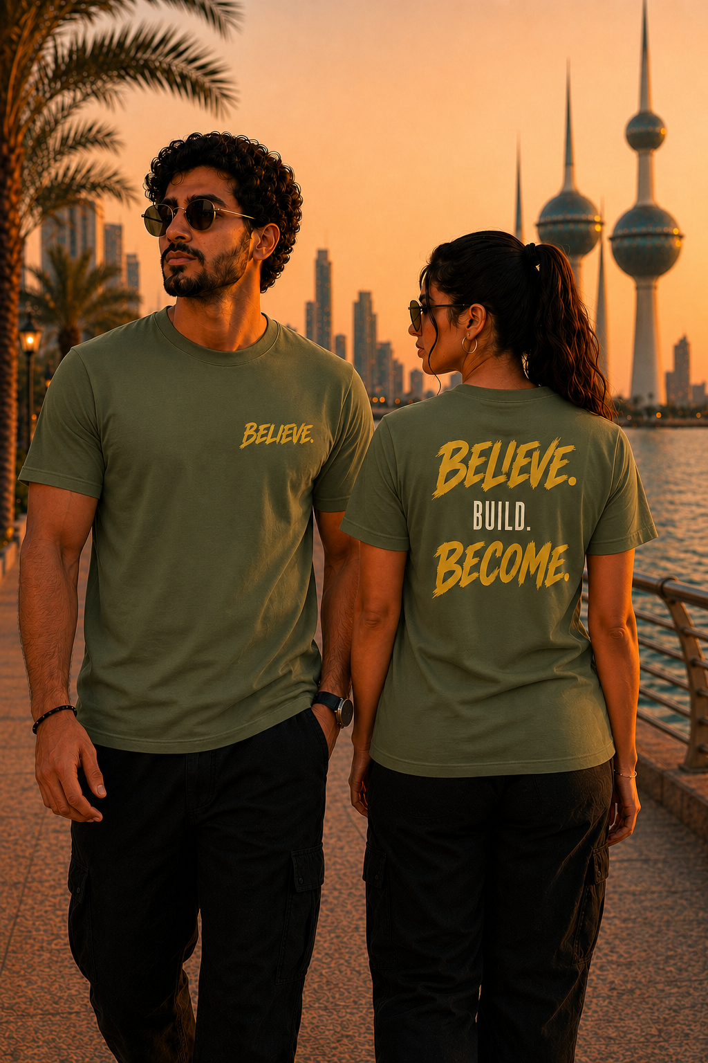 Believe. Build. Become. Premium Mindset Tee