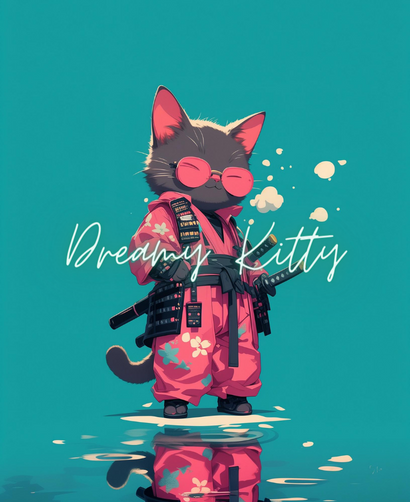 Dreamy Kitty Phone Wallpaper 10