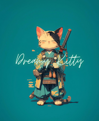 Dreamy Kitty Phone Wallpaper 3