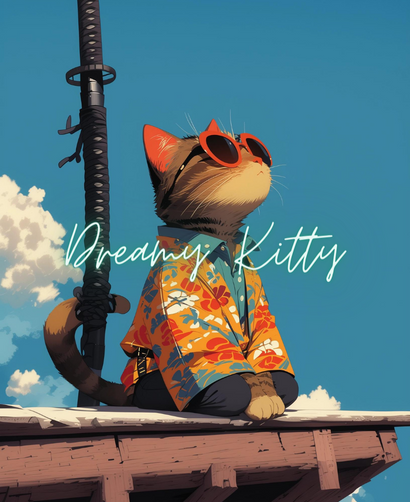 Dreamy Kitty Phone Wallpaper 4