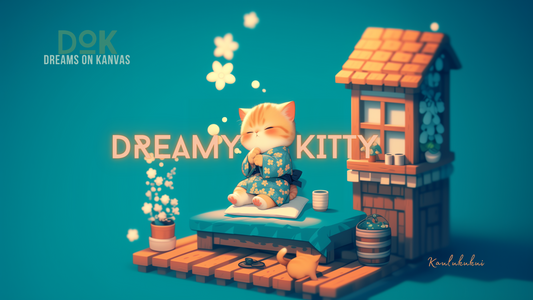 Dreamy Kitty Desktop Wallpaper 8