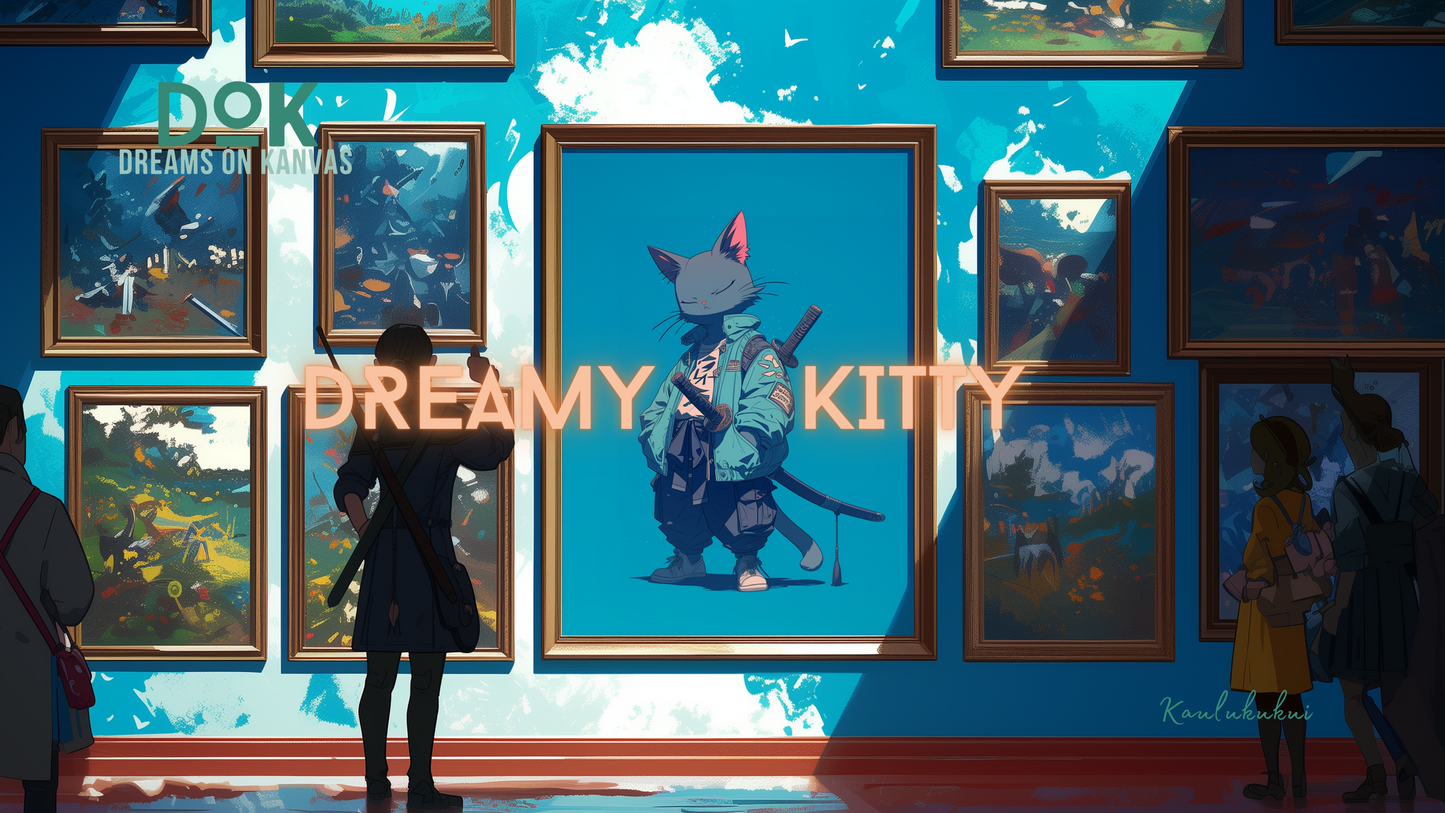 Dreamy Kitty Desktop Wallpaper 9