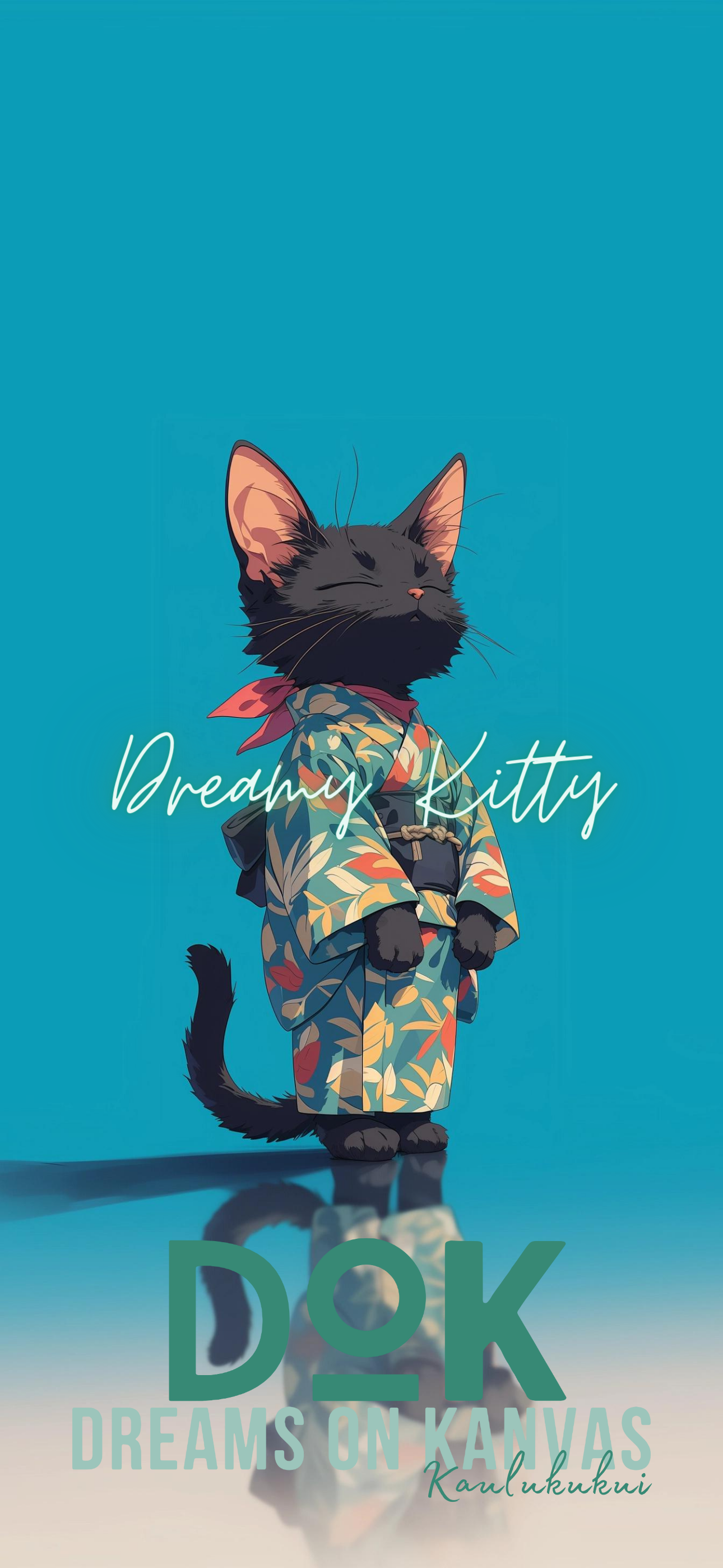 Dreamy Kitty Phone Wallpaper 11