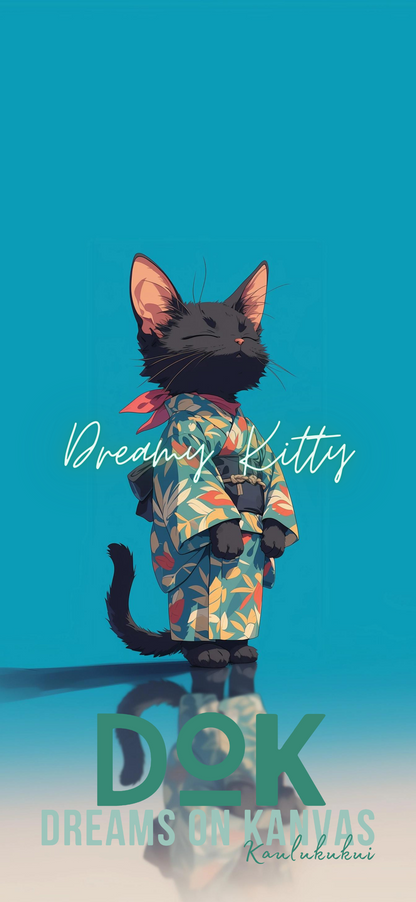 Dreamy Kitty Phone Wallpaper 11