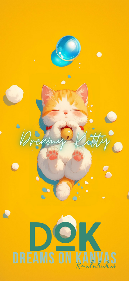 Dreamy Kitty Phone Wallpaper 5