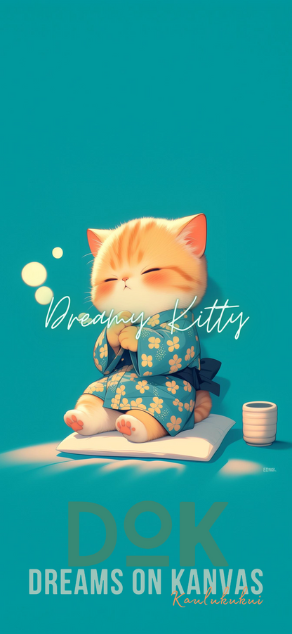 Dreamy Kitty Phone Wallpaper 8