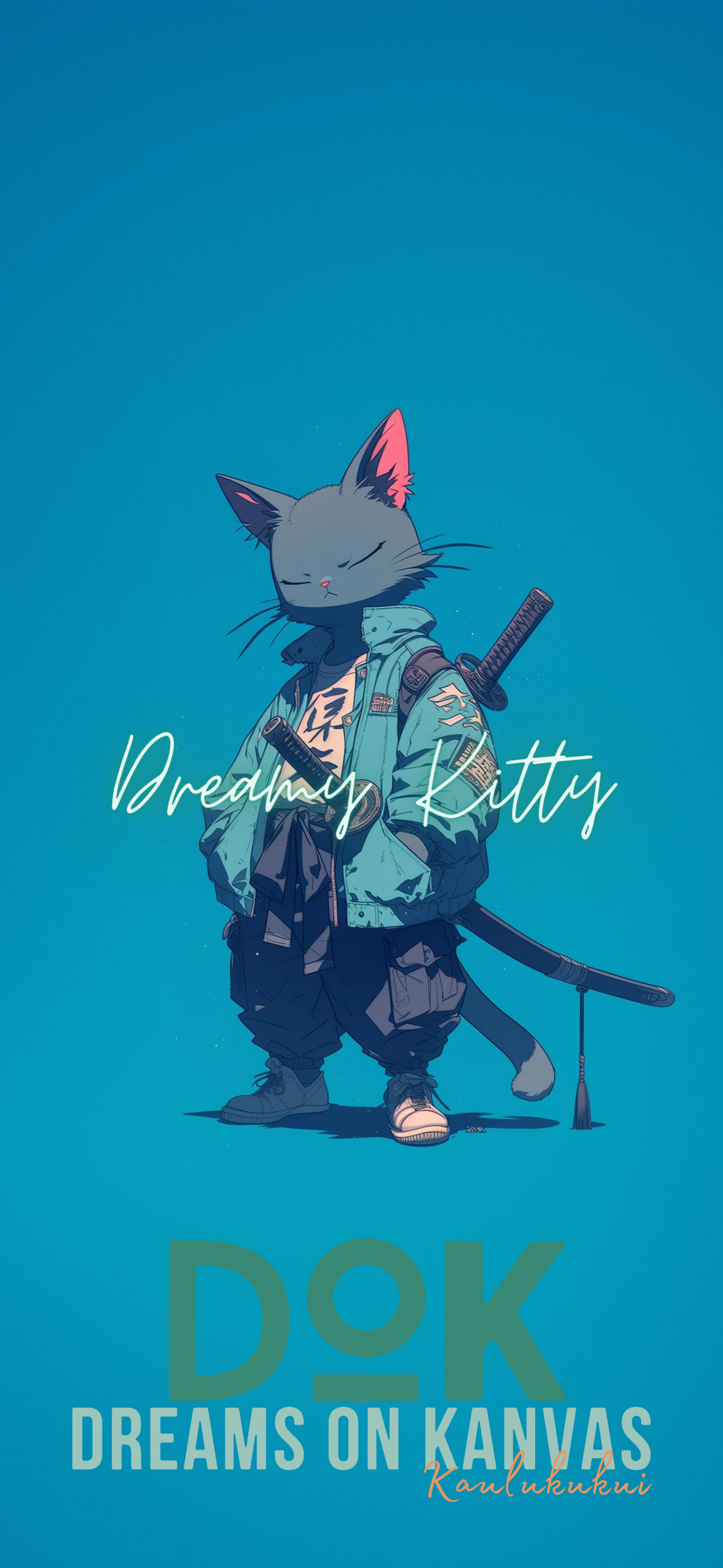 Dreamy Kitty Phone Wallpaper 9